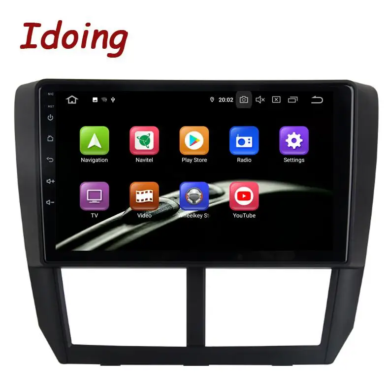 Standard Idoing " Автомобильный Android9.0 Радио мультимедийный плеер для Subaru Forester 2008-2012 PX5 4G+ 64G 8 Core gps навигация 2.5D ips TDA 7850 - Цвет: Standard
