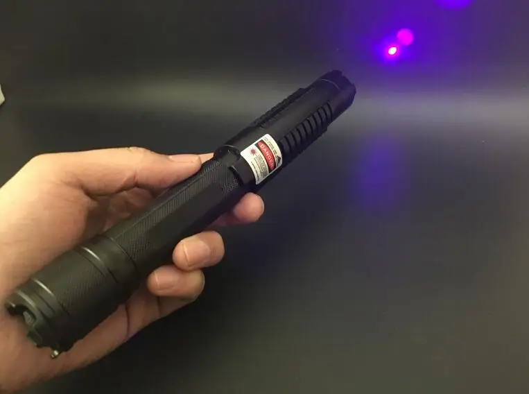Лазерная указка высокой мощности 5000m 405nm синяя фиолетовая ручка горящая с