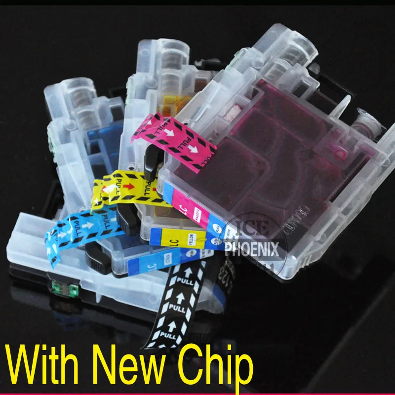 С чипом LC223 чернильный картридж для brother LC221 европейского принтера LC223|ink cartridge|printer