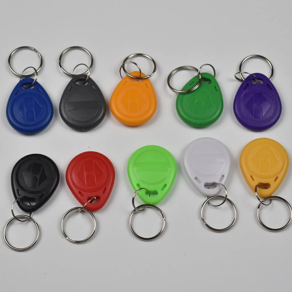 10 шт. em4305 Копировать перезаписываемый дубликат RFID тег проксимити-идентификатор, Токен брелки для ключей кольцо 125 кГц доступ к картам