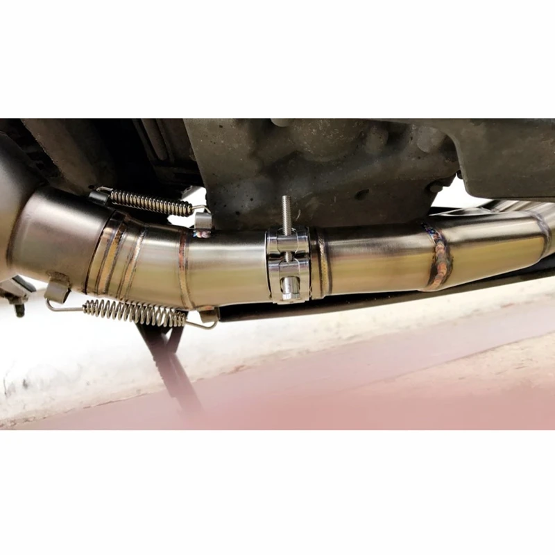 Slip On выхлопных газов для Kawasaki ER 6N 6F ER6F ниндзя 650R 2012 2013 2014 2015 глушитель заголовка Mid