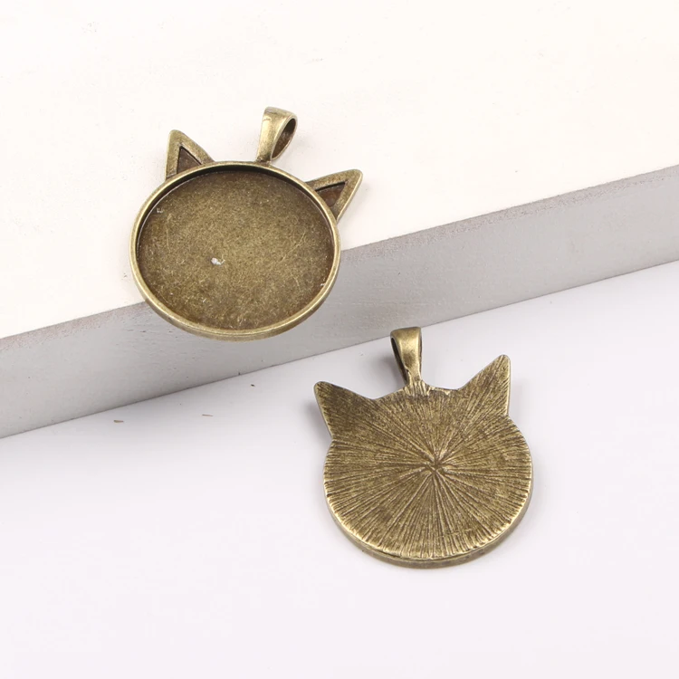10 шт. подвески для кабошона 25 мм|jewelry blanks|25mm glass cabochonglass cabochon |