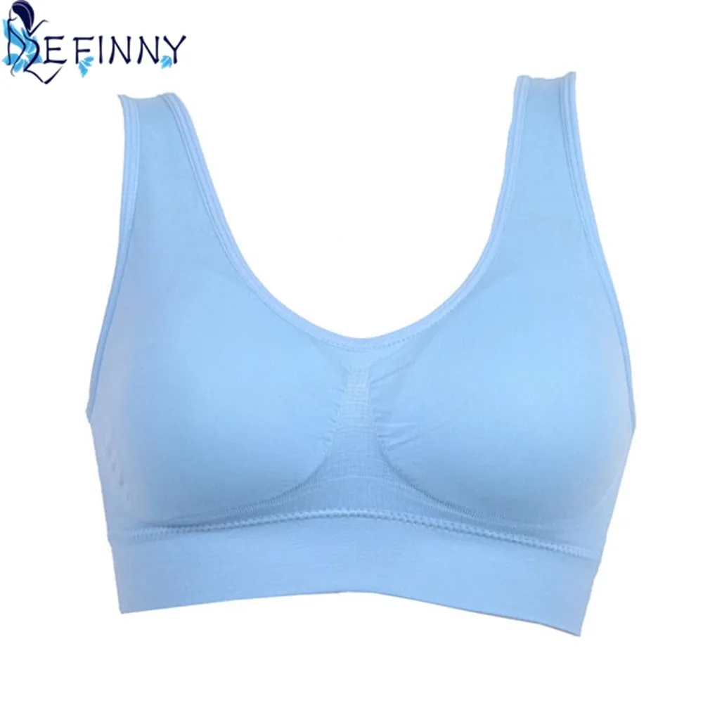 

Racerback Bra Women Seamless Vest Bras Tops Breathable Bra No Rims Adjustable Underwear S-3XL