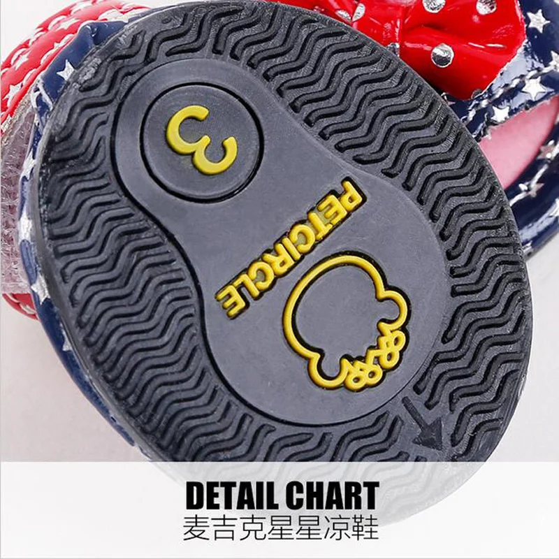 Новое поступление 4 шт./партия обувь из искусственной кожи для домашних животных