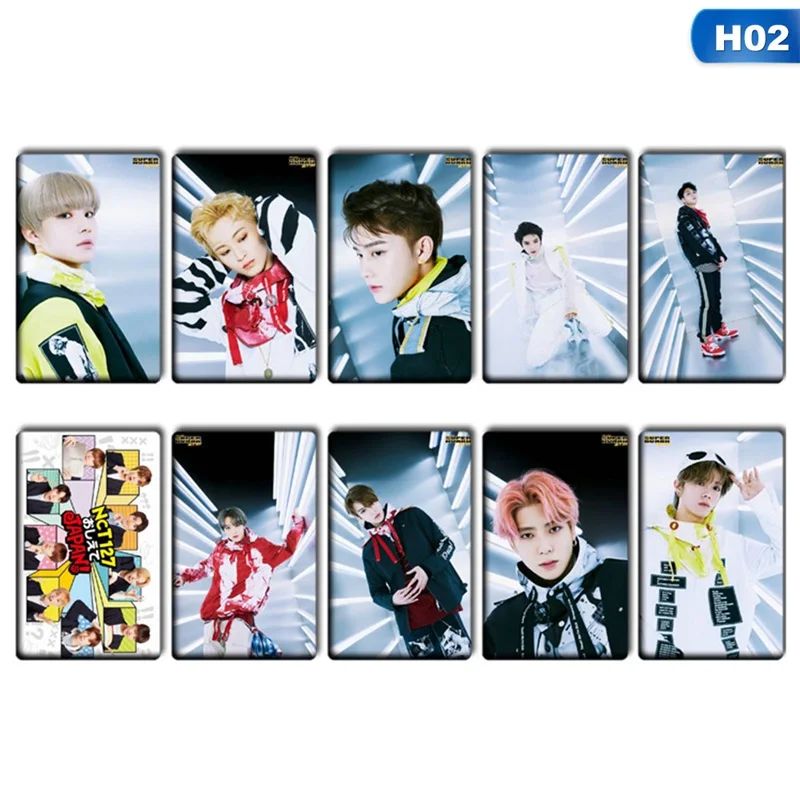 KPOP NCT127 мы суперхума альбом Фотокарта фото карта ПВХ хрустальные наклейки для автобусных студенческих карт