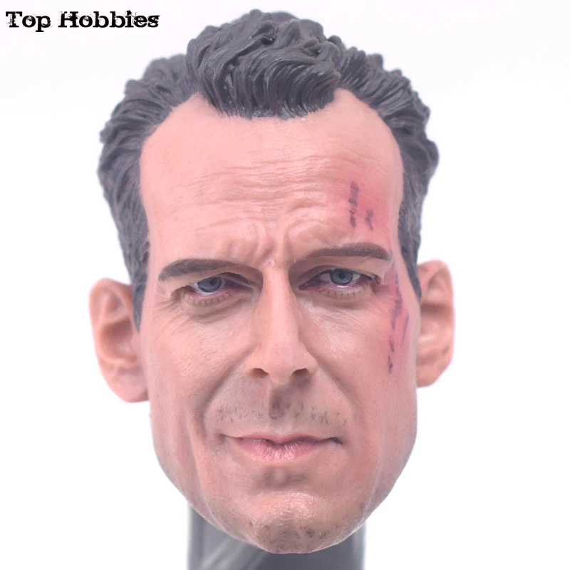 1/6 весы аксессуары фигурка Мужская голова Scuplt Брюс Уиллис Sculpt для 12 дюймов Джон