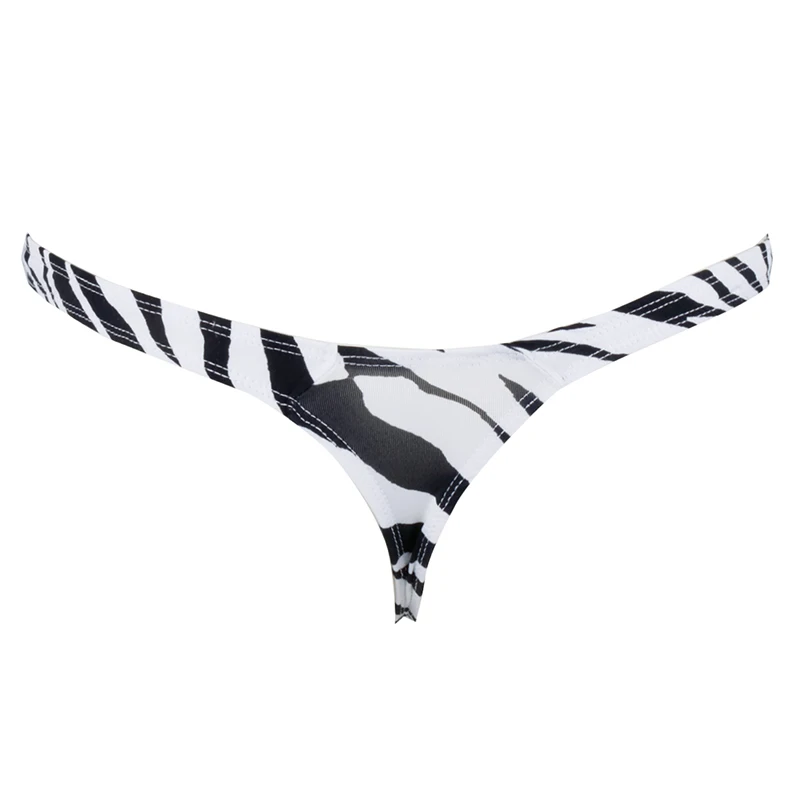 Мужские Трусы стринги Zebra с Т образной задней частью нижнее белье мужские