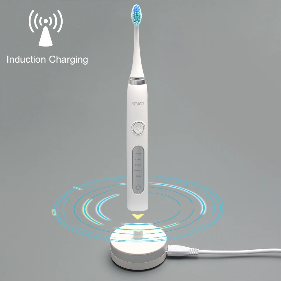 Беспроводная электрическая зубная щетка с зарядкой 5 моделей