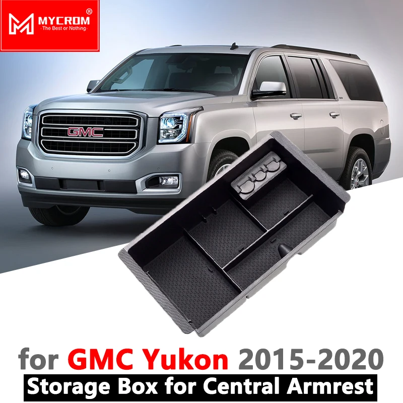 Ящик для хранения подлокотника автомобильный Органайзер аксессуары GMC Yukon 2015 2016