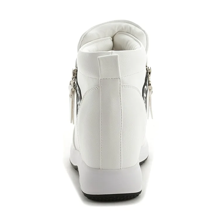 Akexiya/Высококачественная женская обувь на танкетке высоком каблуке цвет белый