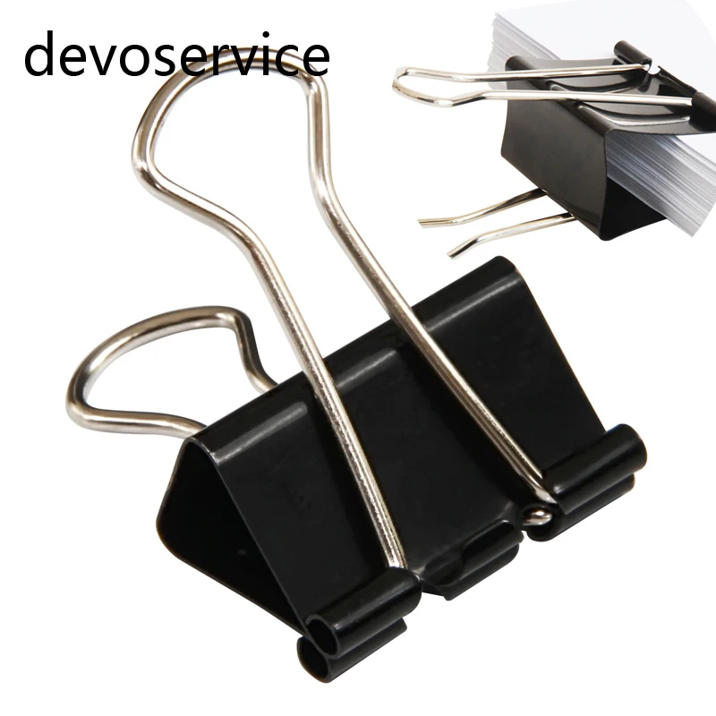 6 шт. металлические зажимы для документов 41 мм|binder clips|black binder clippaper clips |