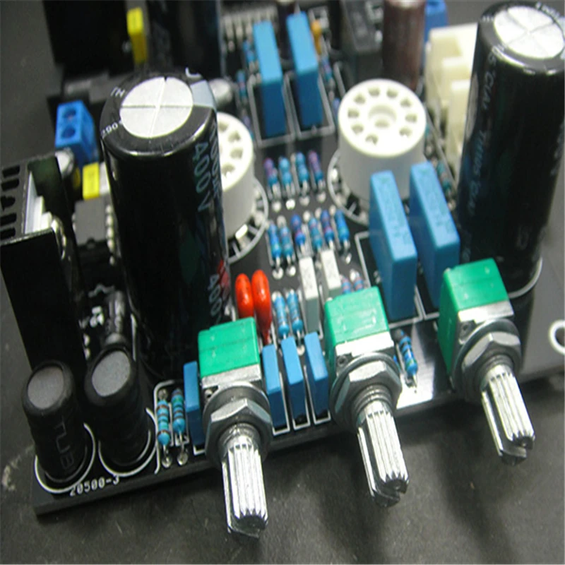 6N3 толчок TDA7379 38W* 2 gallstone смешанный продукт 12V DC boost автомобильный усилитель ламповый усилитель