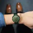 Часы наручные GUANQIN Мужские кварцевые, модные роскошные брендовые ультратонкие светящиеся стальные, 2021