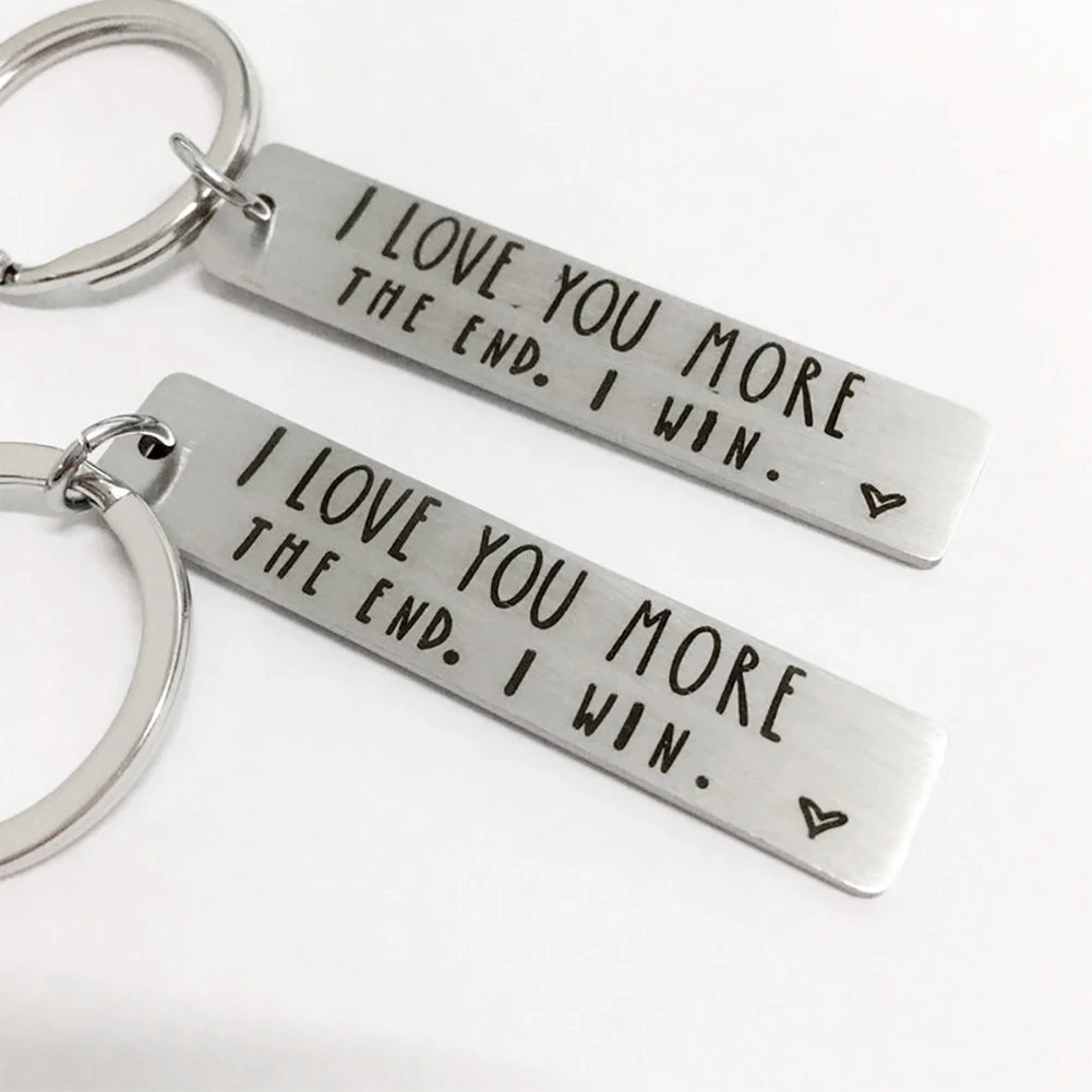 Брелок для ключей с надписью I LOVE YOU MORE|Брелоки| |