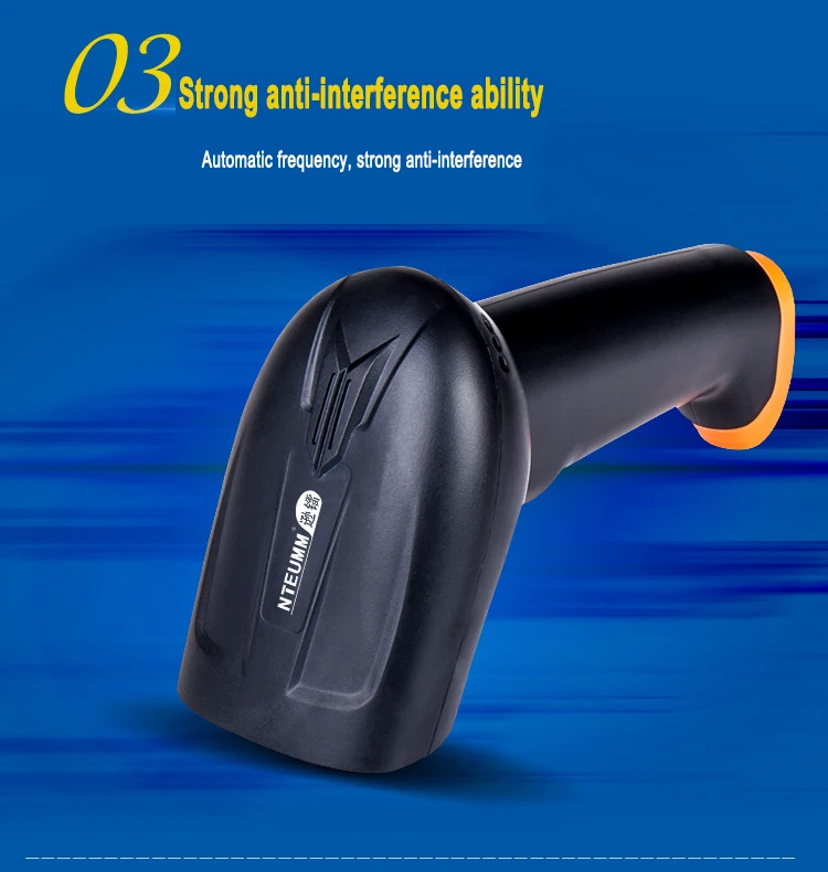 NETUM S6 беспроводной сканер штрих кода 2000 мАч считыватель 2 4G до 50m лазерный