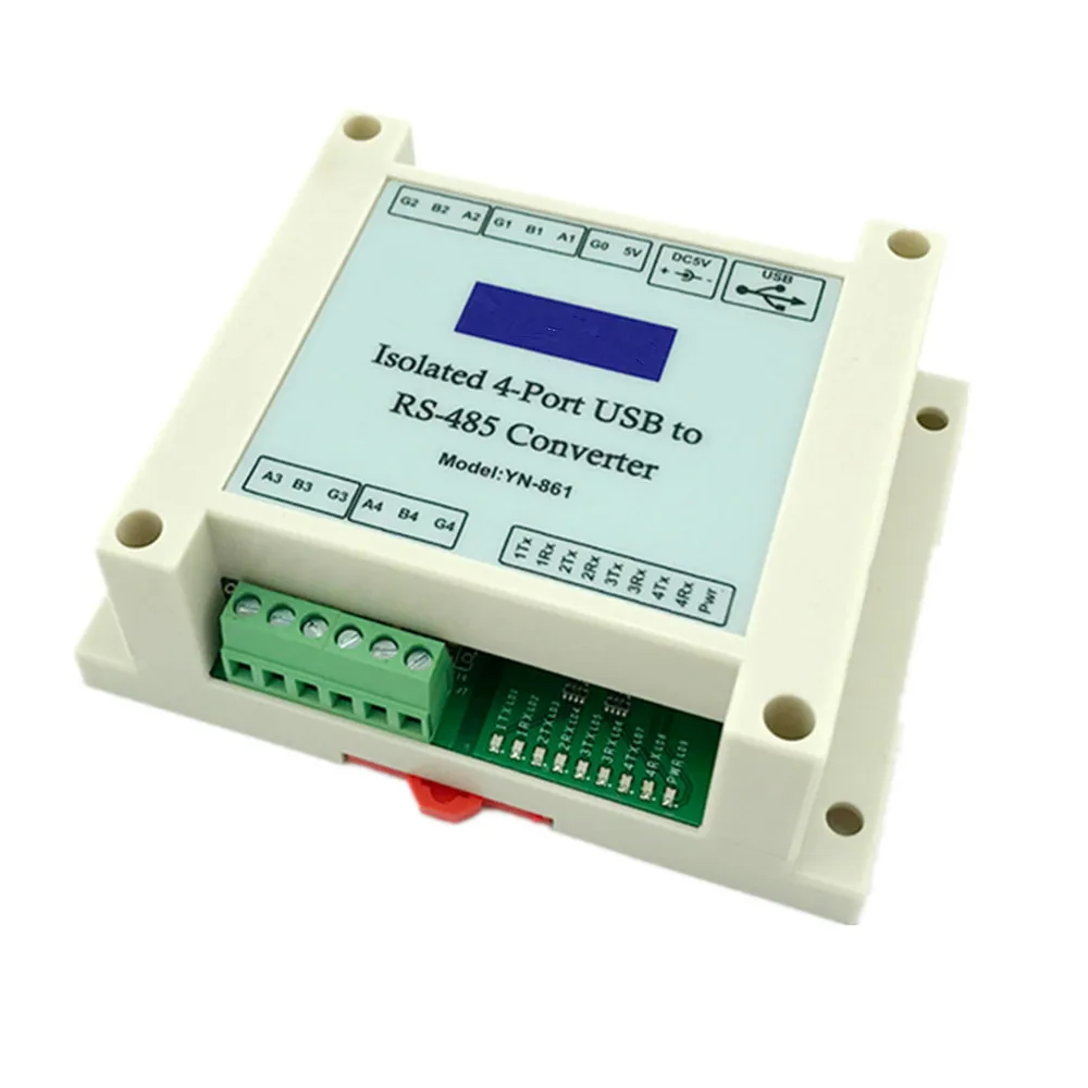 

YN-861 isolated USB to 4-port RS485 four-way 485 to USB COM port conversion industrial grade UT-861 YN861