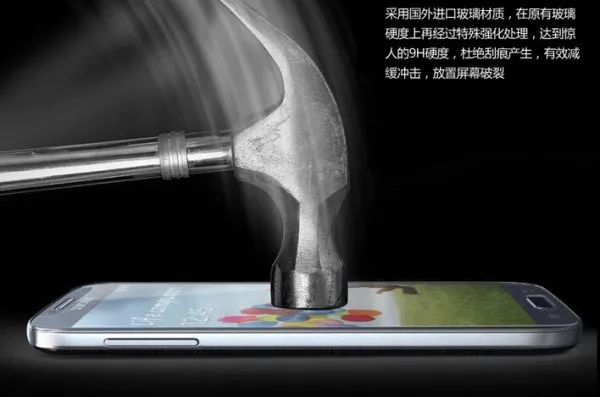 Топ HD закаленное стекло анти-отпечатков пальцев протектор экрана для Samsung Alpha G850F