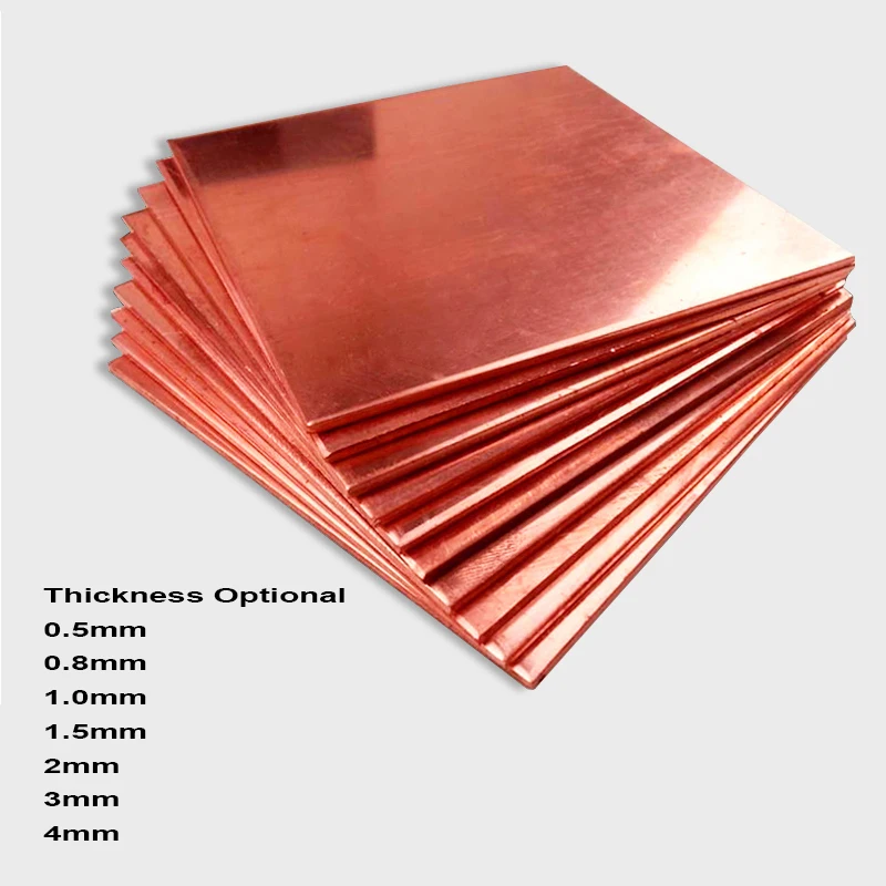 Теплоотвод Premium T2 99.9% дюйма 100x100x1 0 мм для процессора ноутбука|thermal pad|heatsink thermal padcopper