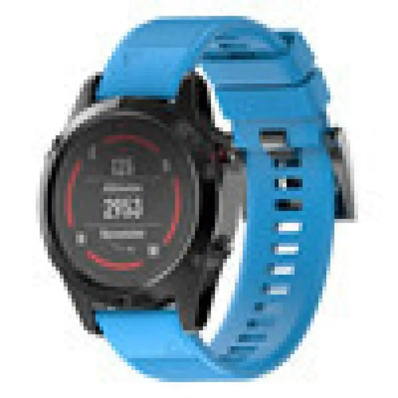 Новая разработка замена из силикагеля, мягкий ремешок для Garmin Fenix 5 gps часы фитнес Браслет akll bileklikdrop покупки - Цвет: Синий