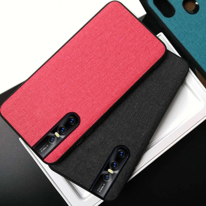 Чехол для VIVO V15 Pro чехол роскошный мягкий силиконовый тканевый защитный