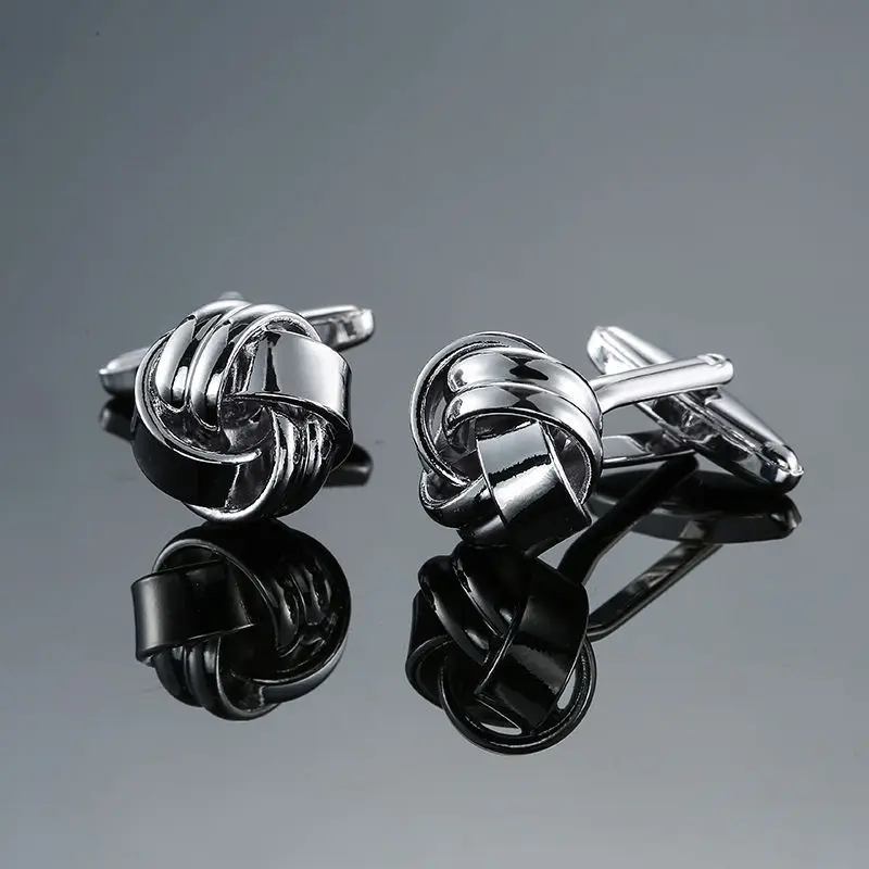 Silver 1 share2 Прямая с фабрики, мужские запонки для французских рубашек,, качественные запонки из меди золотого, серебряного, синего, черного, фиолетового цветов - Окраска металла: Silver 1 share2