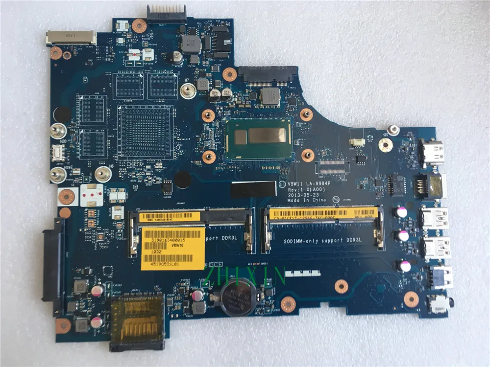 Материнская плата yourui для ноутбука Dell 17R 3737 серия vmw11 1 CFYT 01 5737 DDR3L с бесплатной