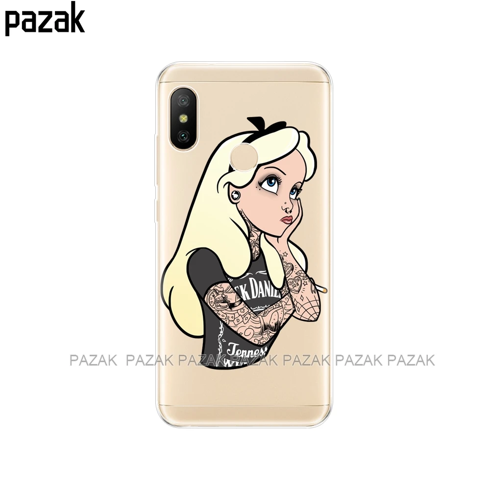 Силиконовый чехол для Xiaomi mi A2 LITE, чехол s, полная защита, мягкая задняя крышка из ТПУ для Xio mi A2 LITE, бампер, чехол, Новинка - Цвет: 34253