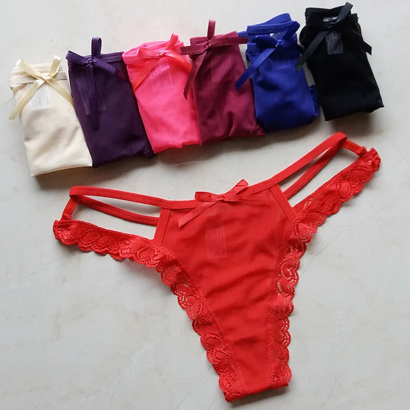 2 шт. Женские Трусы-стринги с двойными полосками | Женская одежда