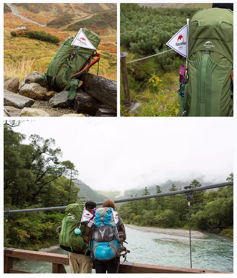 NatureHike сумка для походов на открытом воздухе 65л 55Л для мужчин и женщин, походный рюкзак для альпинизма, CR подвеска, спортивные сумки, большой водонепроницаемый рюкзак