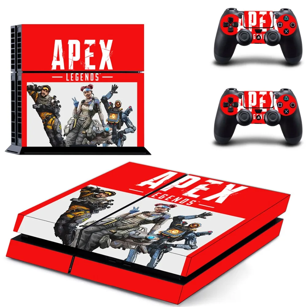 APEX Legends PS4 наклейка на кожу Виниловая для Sony Playstation 4 консоль и 2 контроллера