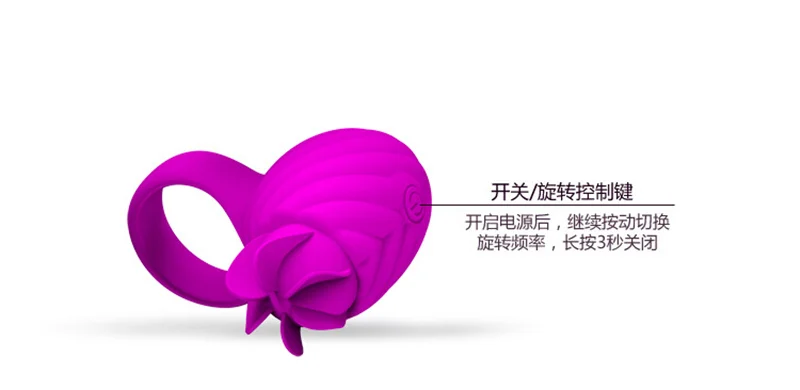 Новинка USB перезаряжаемое вращающееся вибрирующее кольцо на пенис секс-игрушки