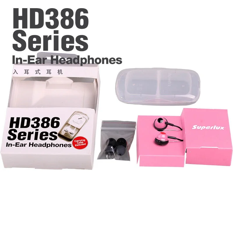Superlux HD386 портативные динамические наушники-вкладыши проводные наушники