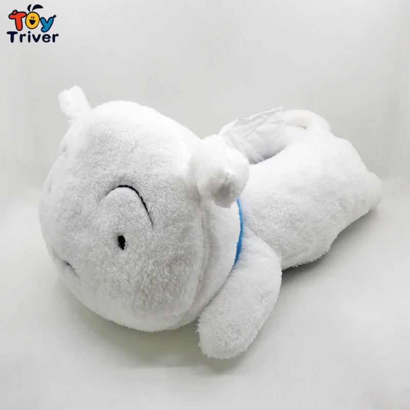 Чехол для салфеток Shin Chan плюшевая игрушка белой собаки чехол держатель бумаги