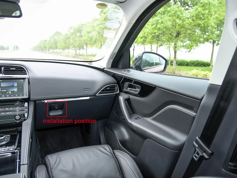 Для Land Rover Range Velar 2017 2018 матовый АБС автомобиль-аксессуары для оформления перчатки