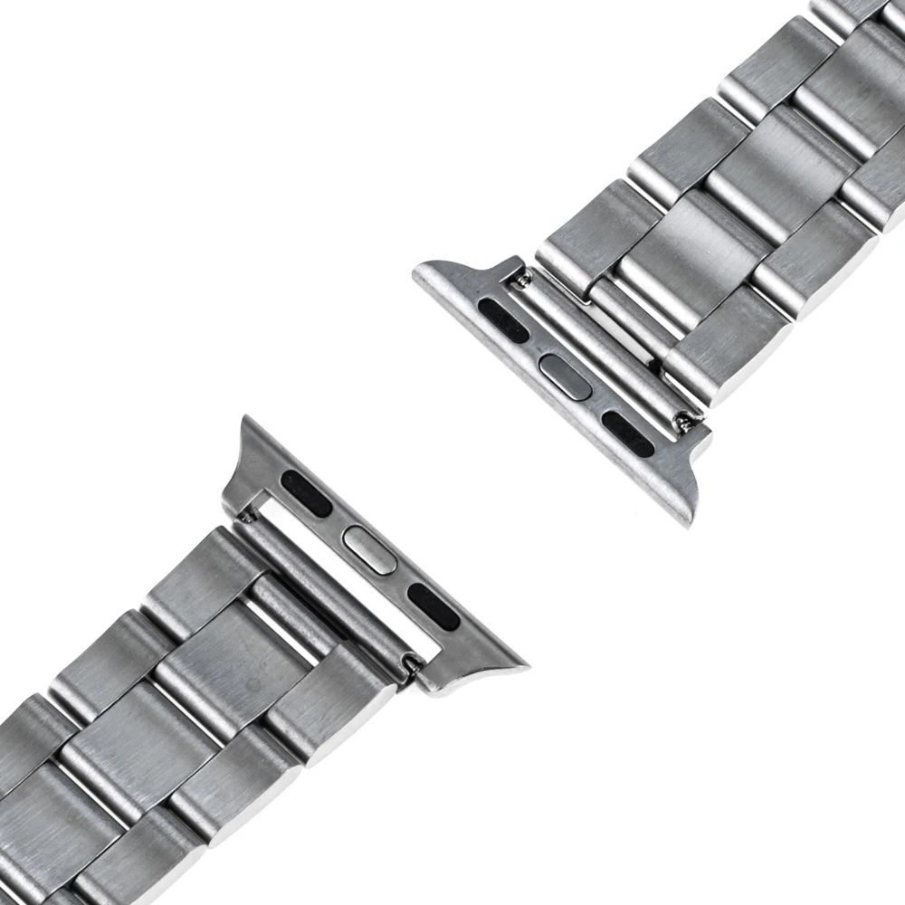 Ремешок для часов из нержавеющей стали сменный Браслет с пряжкой iWatch Apple Watch 38 мм 42