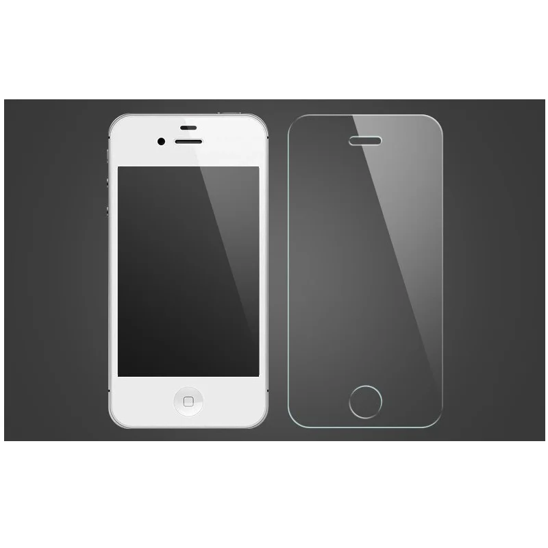Защитное закаленное стекло для iPhone 4 4s премиум класса. Класс защиты 9Н толщина 0.3