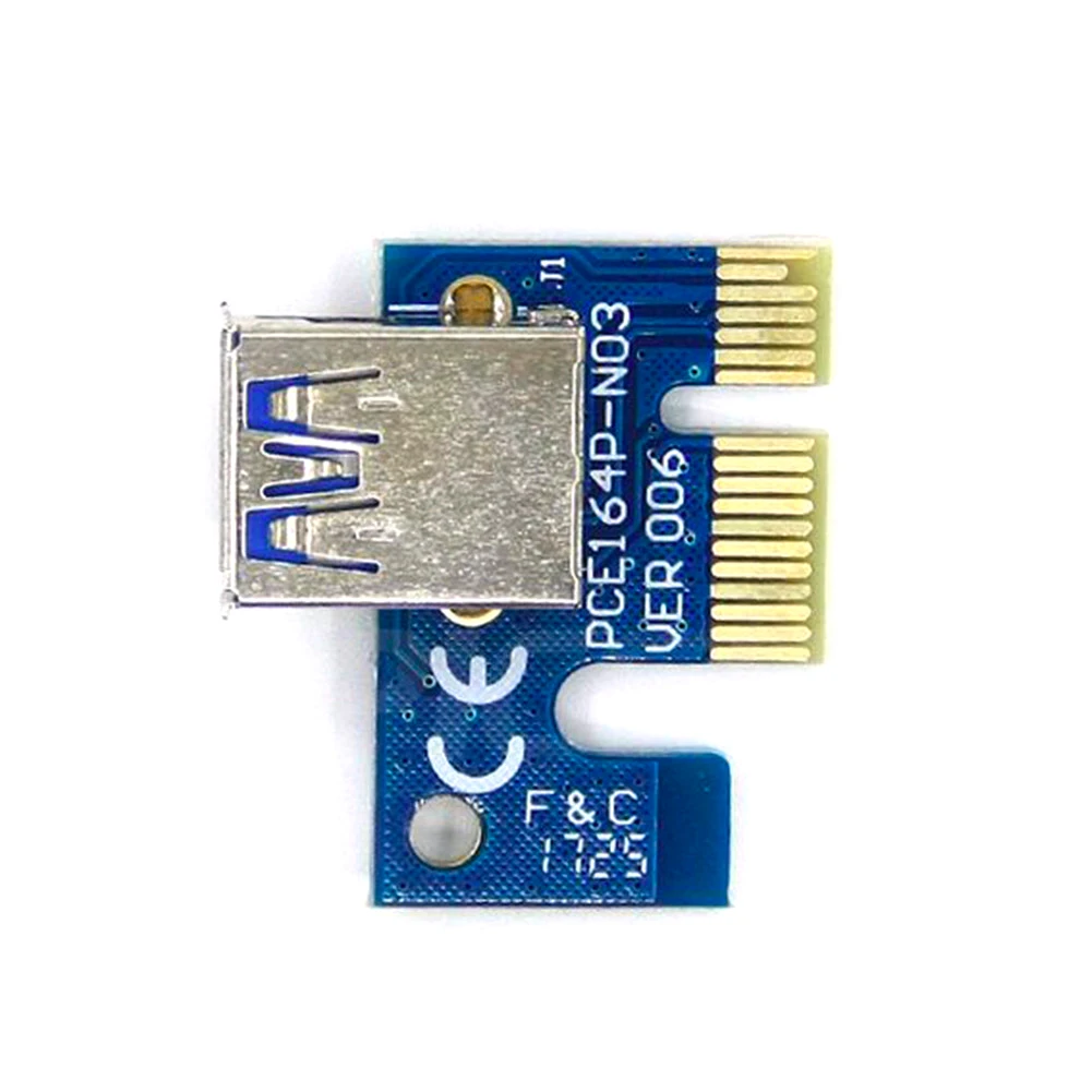 Мини USB 3 0 PCI-E1X PCI-Express X1 Riser Card PC Компьютерные принадлежности конвертер адаптер для