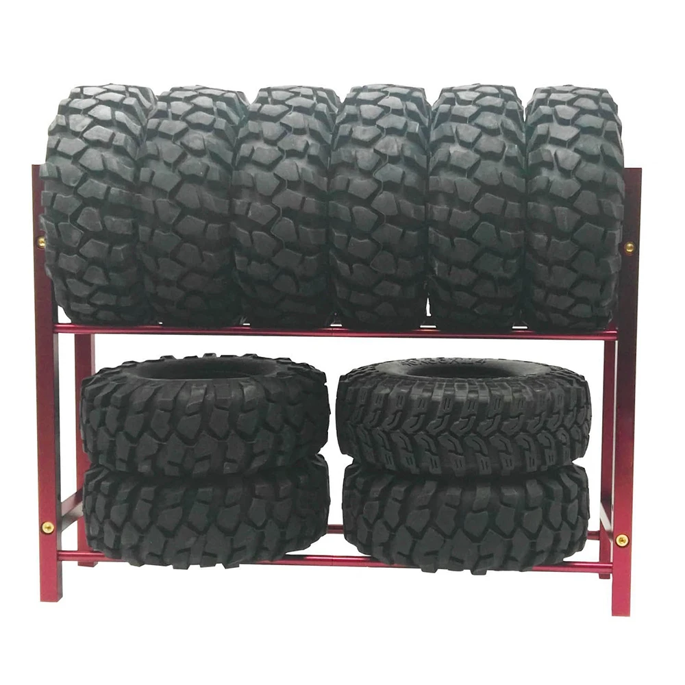 DJX металлический стеллаж для шин/полка шин 1/10 RC Crawler Axial SCX10 Tamiya D90 D110 Traxxas TRX4 |