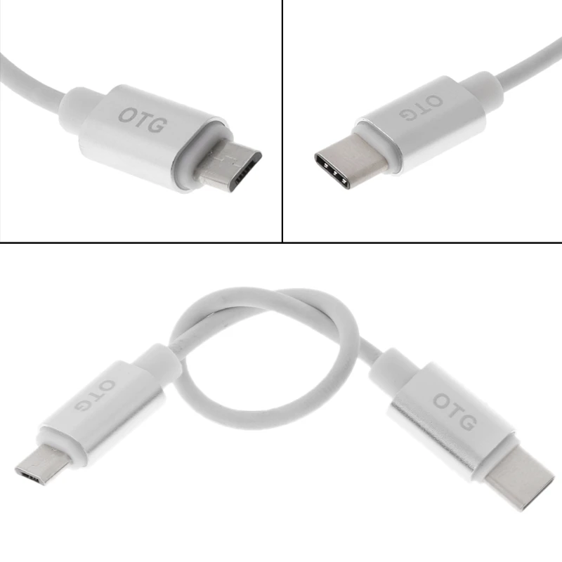 Кабель для передачи данных с разъемом USB 3,1 type C и разъемом Micro USB