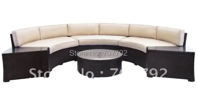 Горячая Распродажа городской новый стиль садовый диван уличный наборы диванов