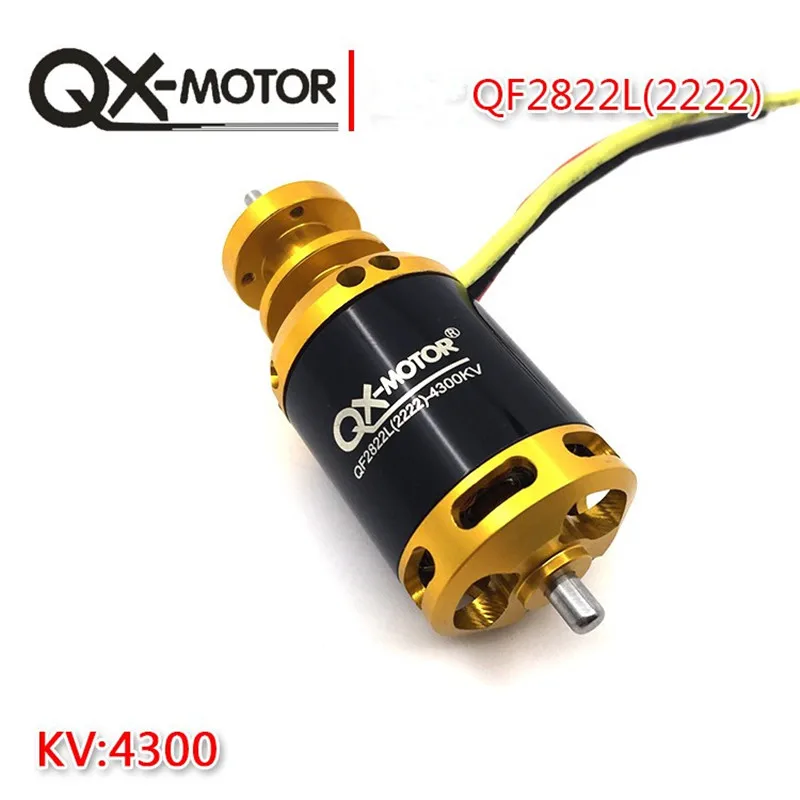 QX Motor 64 мм EDF все наборы QF2822 4300KV мотор с 5 лопастями воздуховод для RC