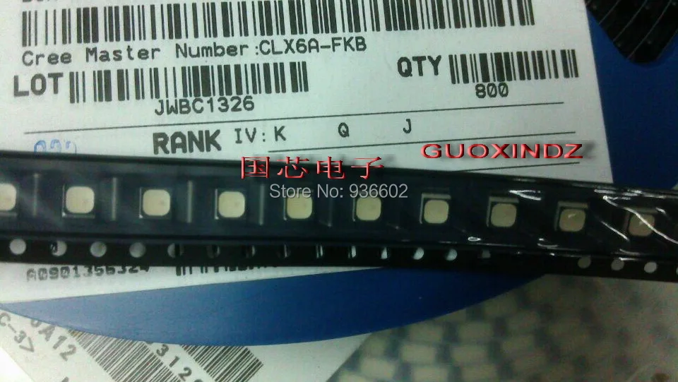 CREE PLCC6 3 в 1 SMD LED полноцветсветодиодный 3535 RGB CLX6A FKB наружный полноцветный