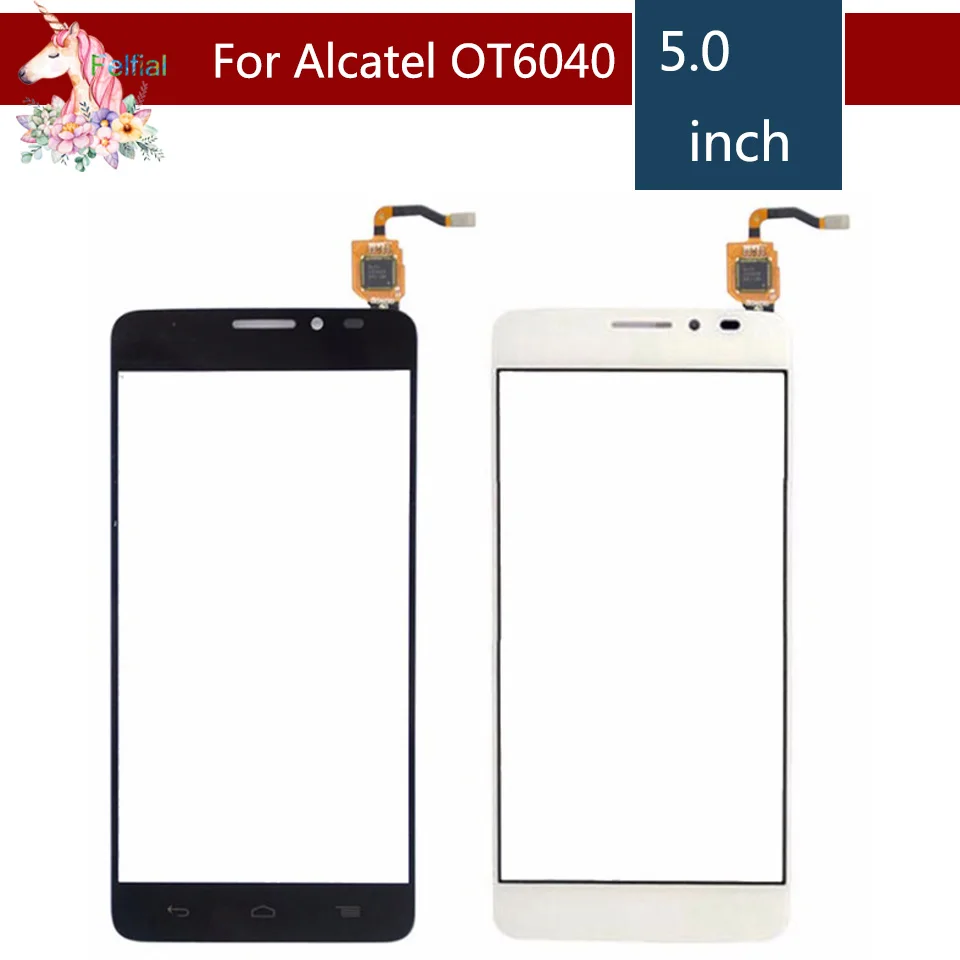 10 шт./лот для Alcatel One Touch Idol X OT6040 6040 6040D 6040E 6040A сенсорный экран дигитайзер сенсор