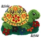 Защелка для самостоятельной сборки крючков наборы ковров наборы гобеленов черепаха 3d печать холст аксессуары вязание крючком tapis игла для ковра Foamiran для поделок