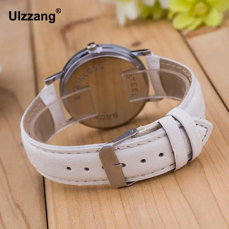 Часы Geneve из нержавеющей стали с круглыми циферблатами кварцевые деловые часы