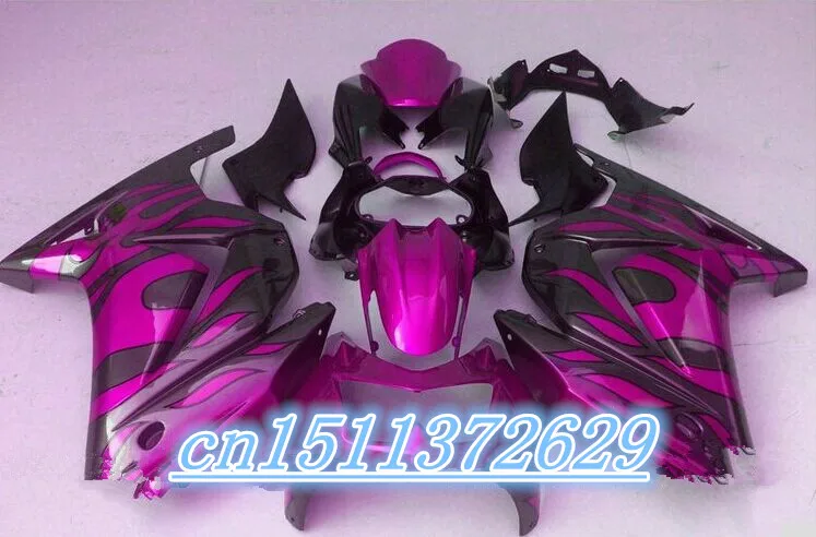 

Bo ABS purple black Fairing For Kawasaki red black ZX-250R EX250R ZX 250R 2008-2012 08-12