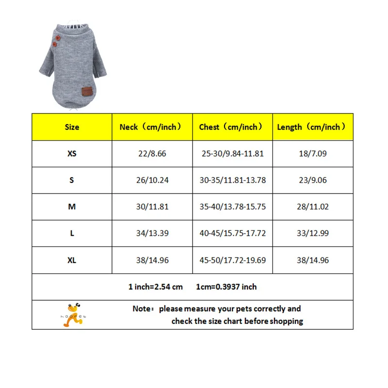 HOOPET пальто для кошек куртка собак весенняя одежда свитер щенков и французского