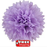 20pcs 820cm lavender tissue paper pom poms cheap wedding lilac paper flower ballsparty home nursery decor choose your colors