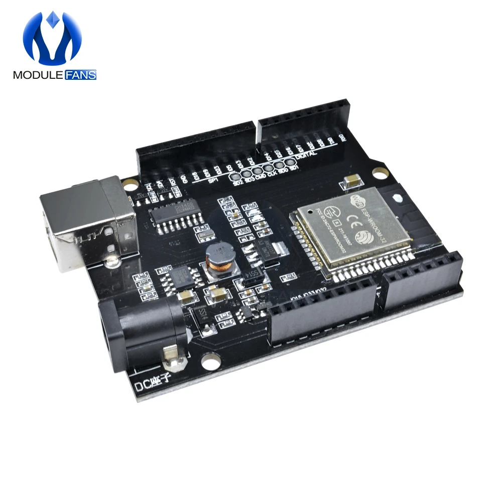Макетная плата ESP32 5 12 В постоянного тока для Arduino UNO R3 Wemos D1 R32 Мини Wi Fi беспроводной
