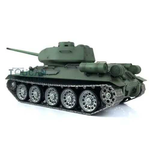 Henglong 1/16 FPV 6,0 советская T34-85 rc Танк 3909 360 турель металлический трек колеса TH16247
